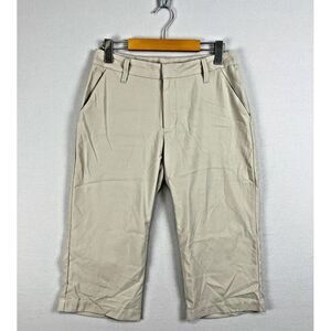 PATAGONIA Capri Crop Pants Womens 4 Khaki‎ Duway Lightweight Casual Straight Leg